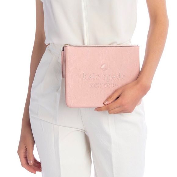 Kate Spade Sienna Logo Tassel Clutch Cosmetic - Picture 3 of 5